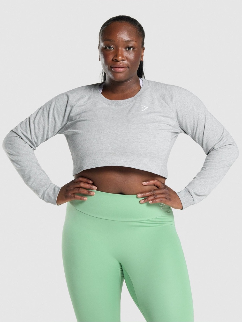 GYMSHARK TRAINING CROPPED SWEATER